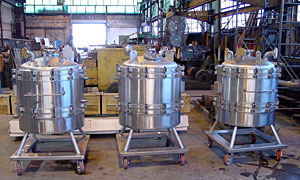 Three (3) Sanitary C-276 Nutsche Filters